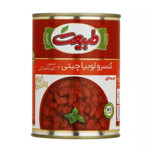 کنسرو لوبیا چیتی به همراه سس گوجه فرنگی طبیعت - 380 گرم دیجی ساوه