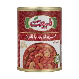 کنسرو لوبیا با قارچ طبیعت - 380 گرم دیجی ساوه