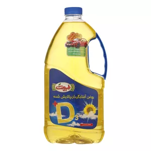 روغن آفتابگردان پالایش شده با ویتامین D3 طبیعت - 1.8 لیتر دیجی ساوه