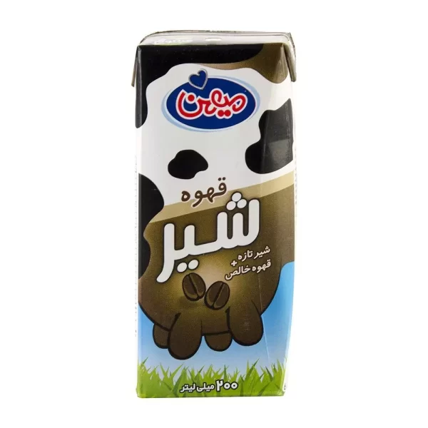 شیر قهوه پرچرب 3% چربی میهن 200 میلی لیتر