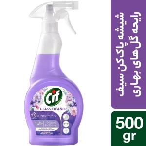 اسپری شیشه پاک کن سیف مدل گل های بهاری حجم 500 میلی‌ لیتر
