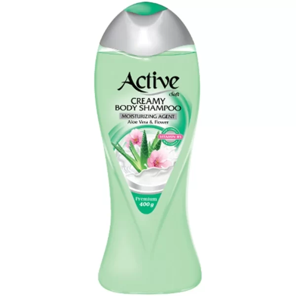 شامپو بدن کرمی اکتیو مدل Aloe Vera