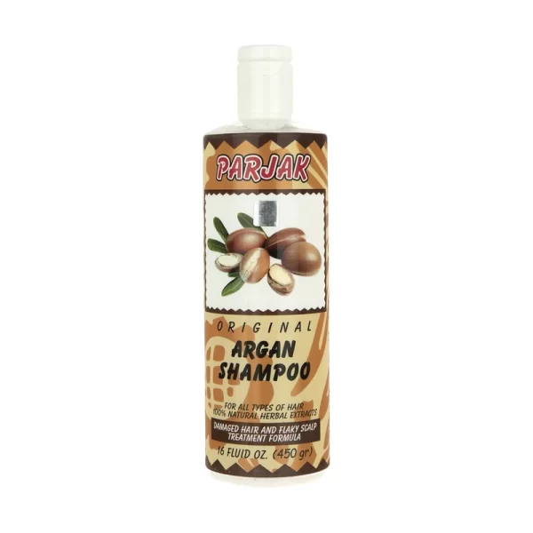 شامپو مو پرژک مدل Argan مناسب انواع مو وزن 450 گرم