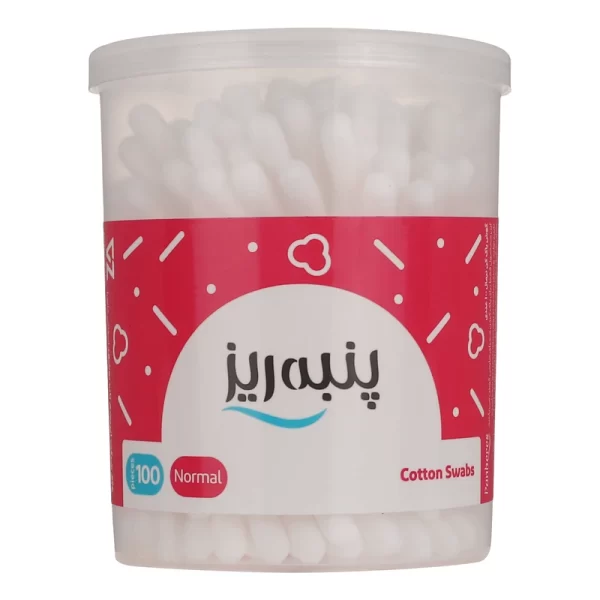 گوش پاک کن پنبه ریز مدل Normal بسته 100 عددی